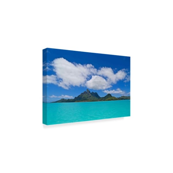American School 'Love Over Bora Bora' Canvas Art,30x47